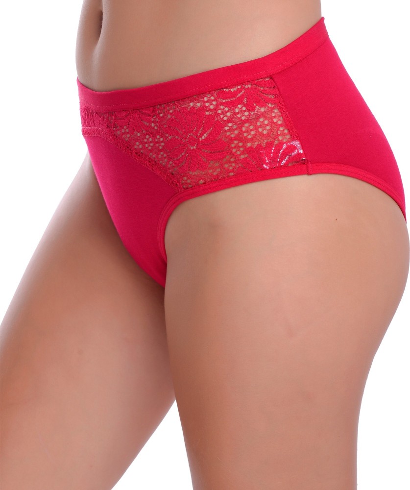 Lady Soft Women Hipster Red Panty - Buy Lady Soft Women Hipster Red Panty  Online at Best Prices in India