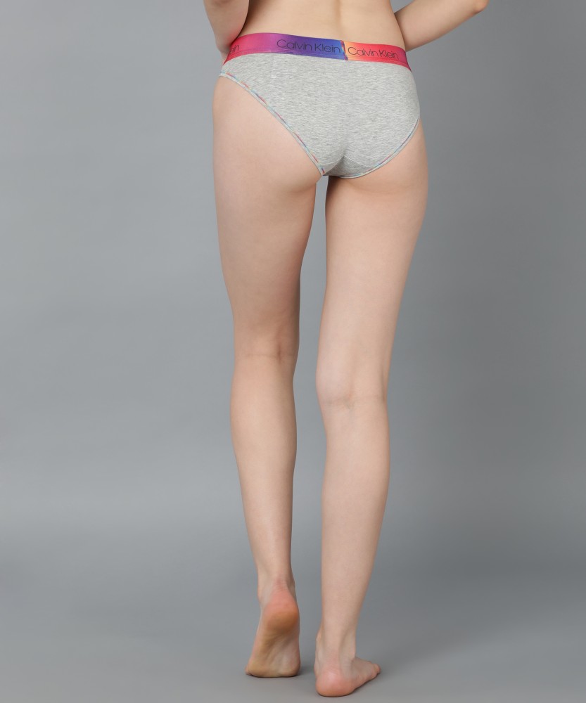 Calvin Klein Underwear Women Bikini Grey Panty - Buy Calvin Klein Underwear  Women Bikini Grey Panty Online at Best Prices in India