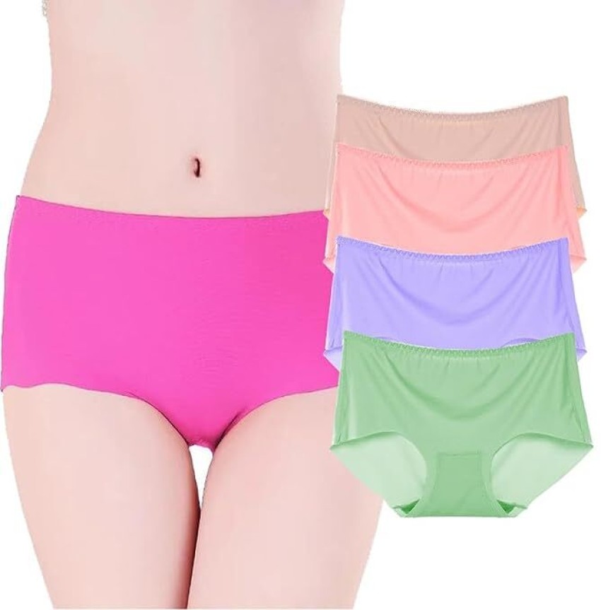 Buy Sassyvilla seamless panty Hipster panties No show panties Invisible  panties set of 2 multicolor Online In India At Discounted Prices