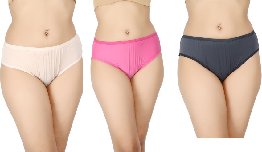 Hayat Women Hipster Grey, Purple, Pink Panty - Buy Hayat Women Hipster  Grey, Purple, Pink Panty Online at Best Prices in India