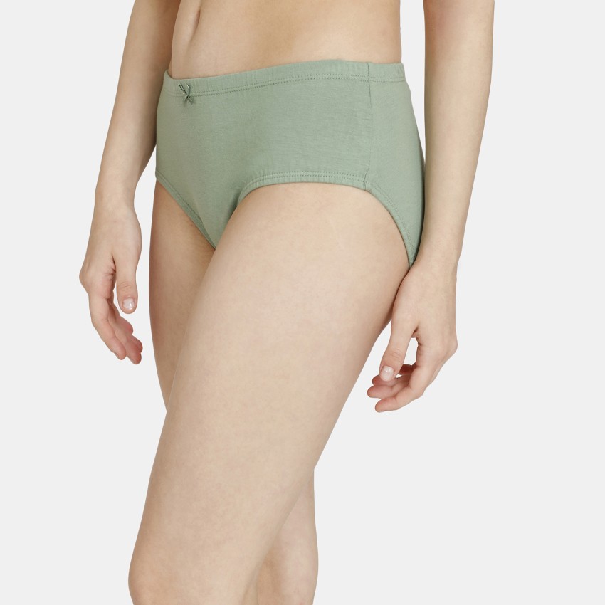 Regular Panties (Ziva Midrise Comfy Green)