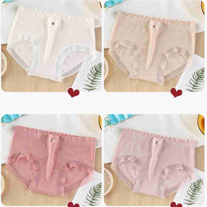 Buy ayushicreationa Women Lace Cotton Seamless Panties Soft