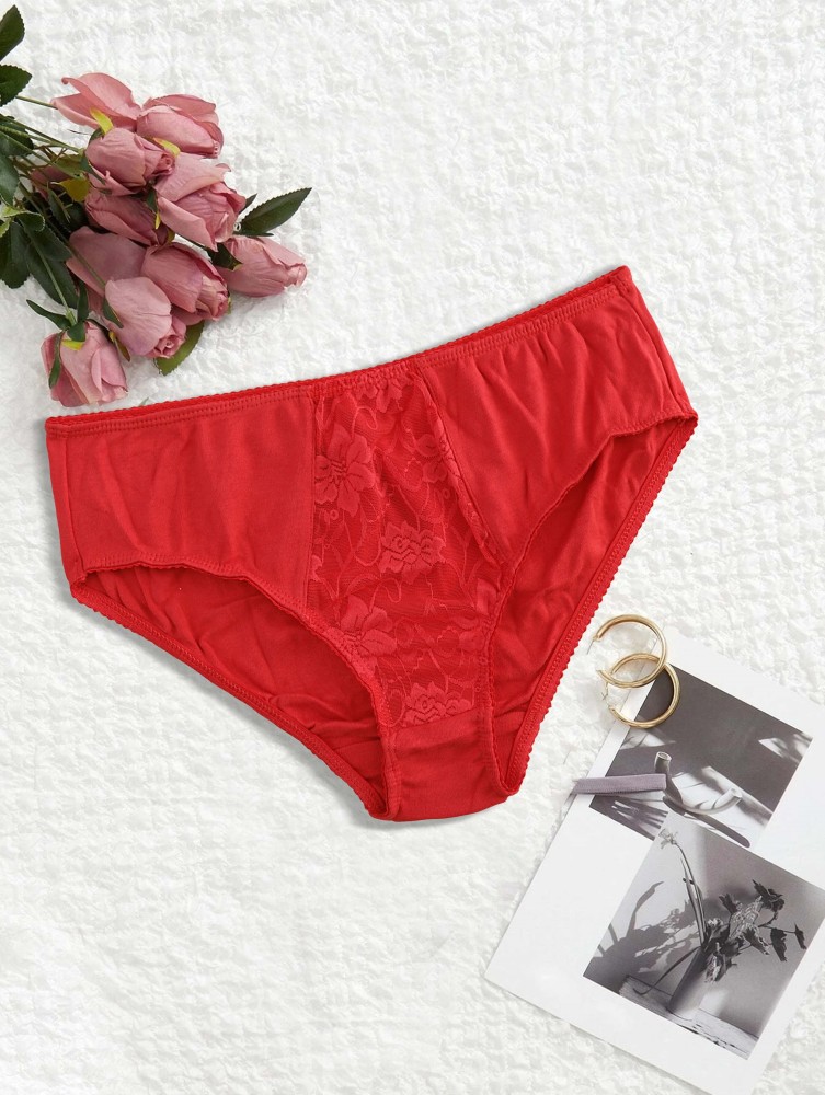 UR HIGHER SELF Women Bikini Red Panty - Buy UR HIGHER SELF Women Bikini Red  Panty Online at Best Prices in India