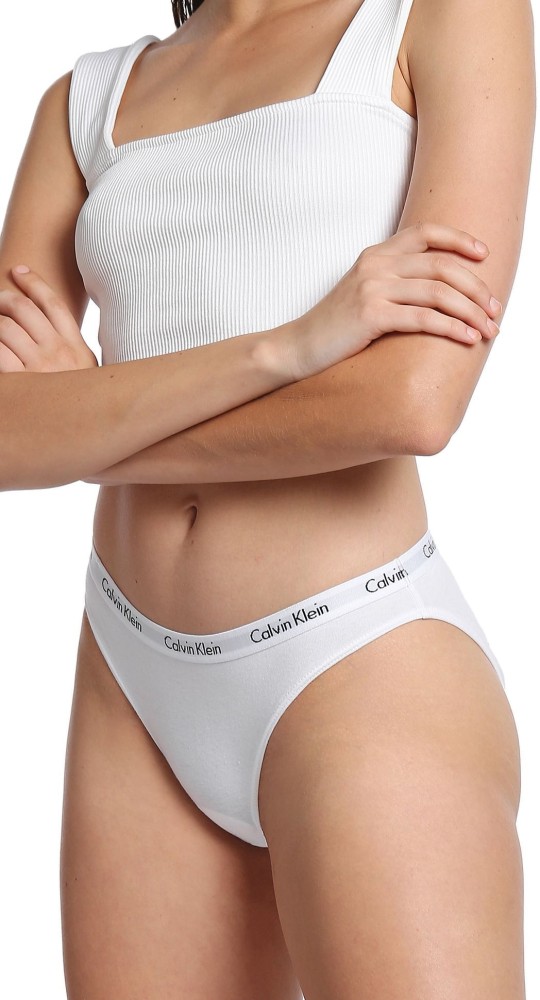 Calvin Klein Underwear Women Bikini White Panty - Buy Calvin Klein  Underwear Women Bikini White Panty Online at Best Prices in India