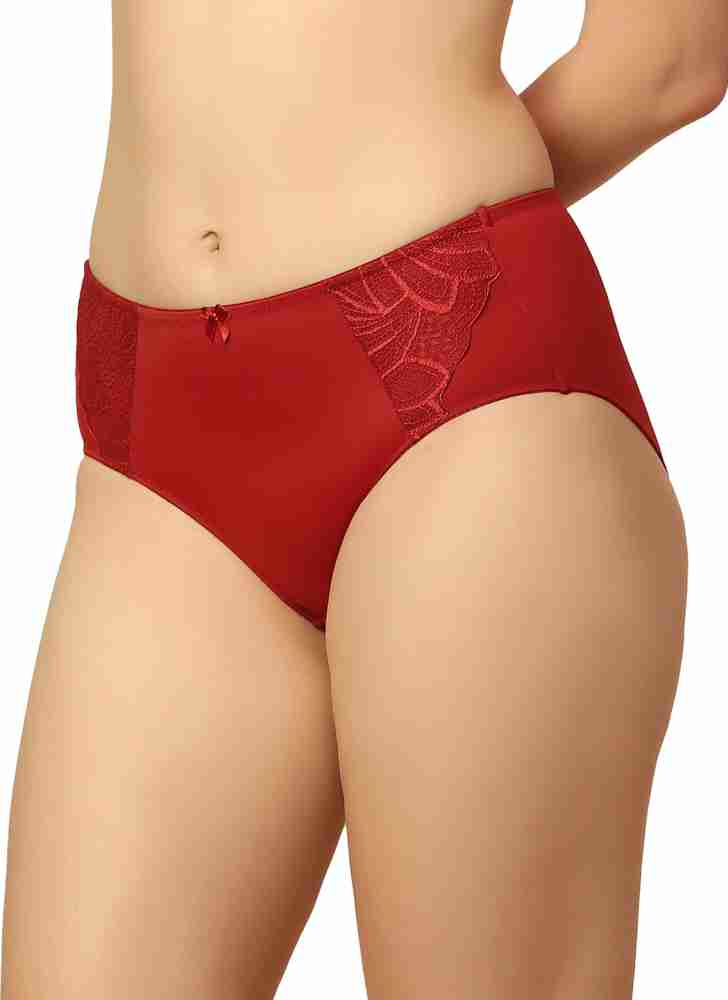 TRIUMPH Women Hipster Red Panty - Buy TRIUMPH Women Hipster Red Panty  Online at Best Prices in India