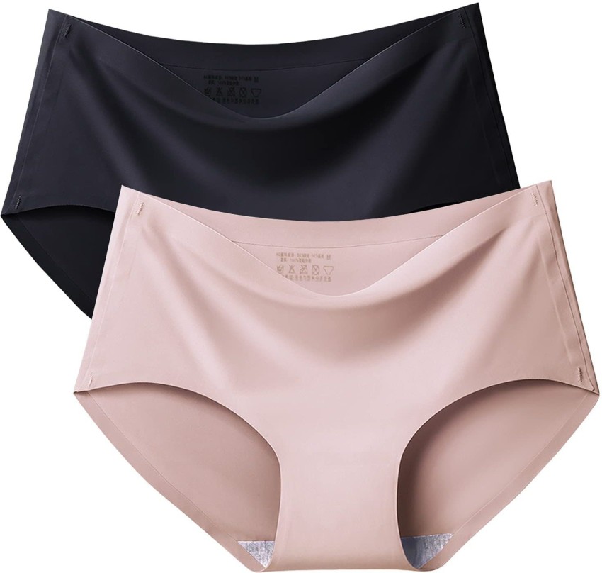 Ice Silk Underwear Women Sexy briefs Seamless Panties Pack Of 6  (Multicolour)