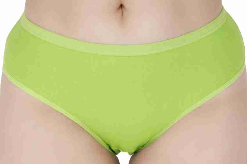 Buy FEMULA Women Hipster Light Green Panty Online at Best