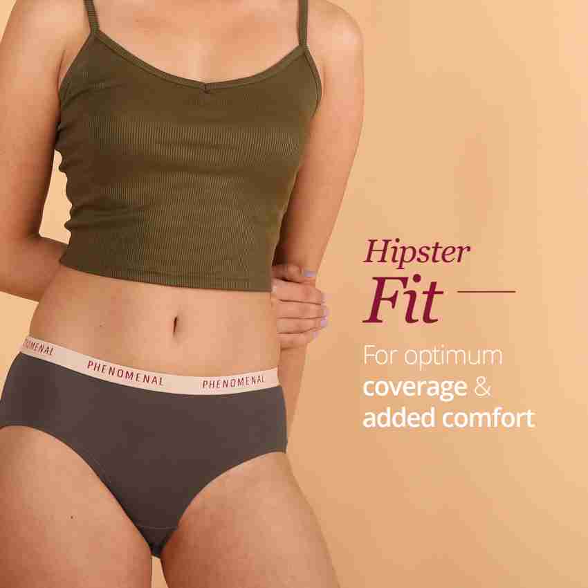 carmesi Women Hipster Grey Panty - Buy carmesi Women Hipster Grey Panty  Online at Best Prices in India