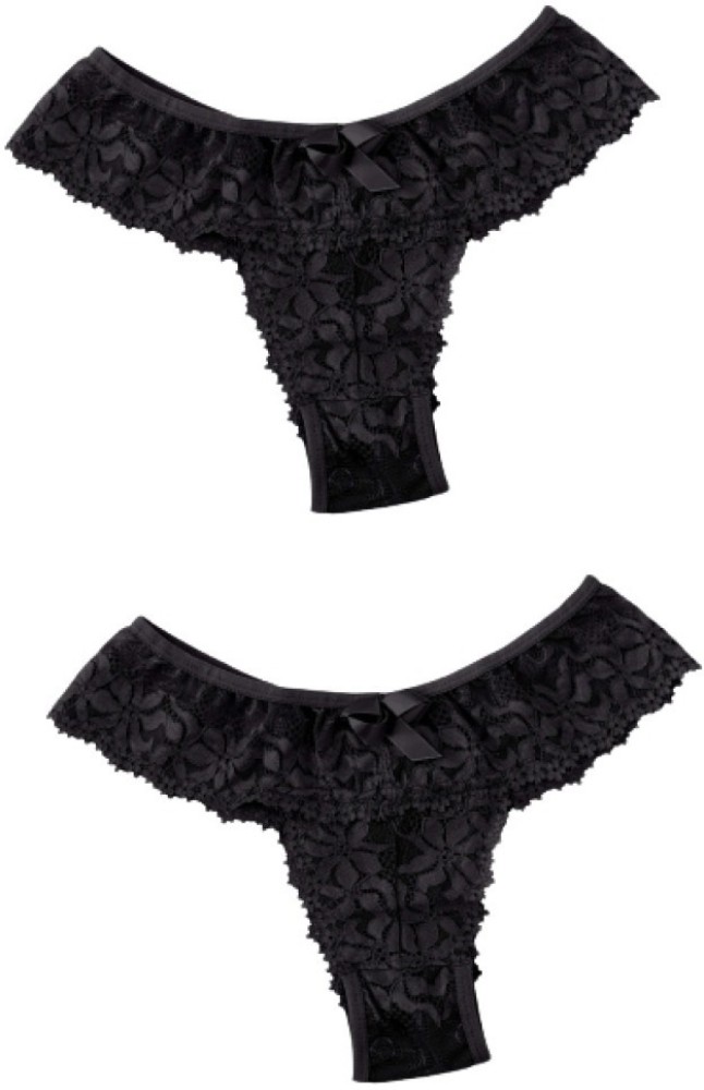 The Secret Fashion Women Bikini Black Panty - Buy The Secret