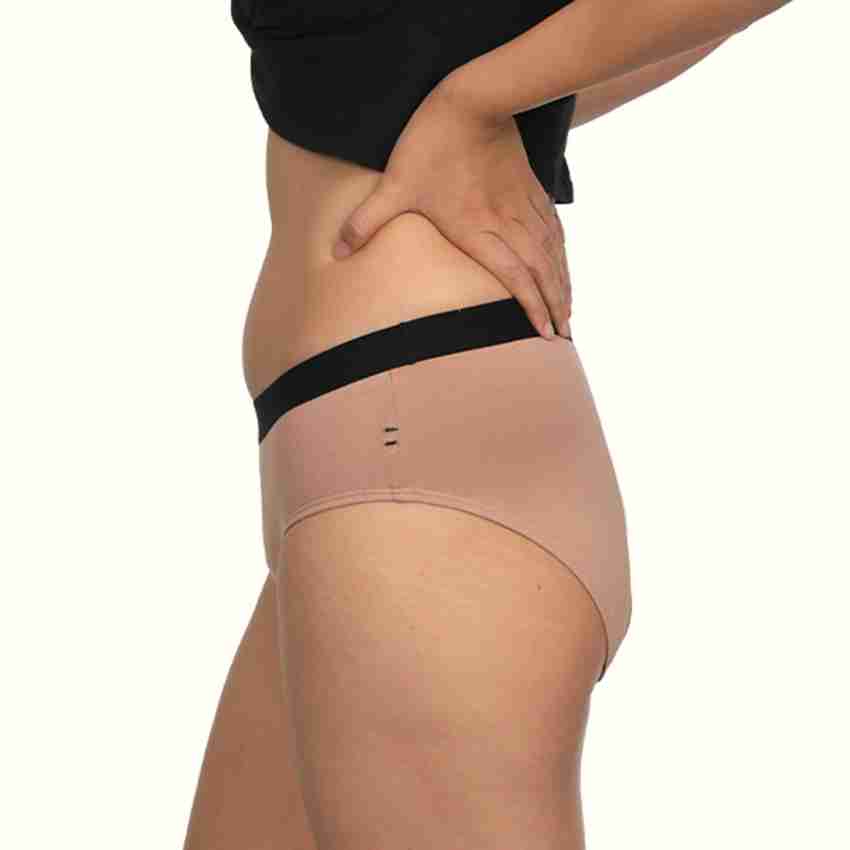 Mahina Leakproof Mid waist Reusable 2yrs Light Flow Women Periods Beige  Panty - Buy Mahina Leakproof Mid waist Reusable 2yrs Light Flow Women  Periods Beige Panty Online at Best Prices in India