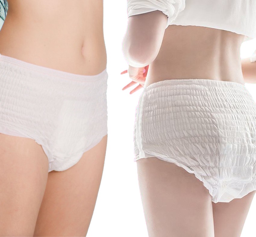 Buy CareDone Unisex Disposable 100% Cotton White Underwear, Travel