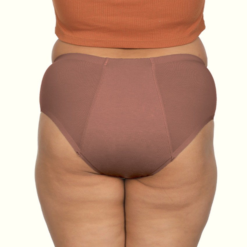 Mahina Leakproof Mid waist Reusable 2yrs Light Flow Women Periods Brown  Panty - Buy Mahina Leakproof Mid waist Reusable 2yrs Light Flow Women  Periods Brown Panty Online at Best Prices in India
