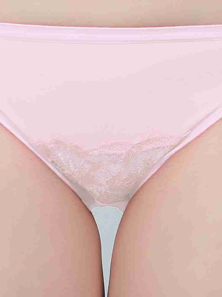 N-gal Women Thong Pink, Red Panty - Buy N-gal Women Thong Pink, Red Panty  Online at Best Prices in India