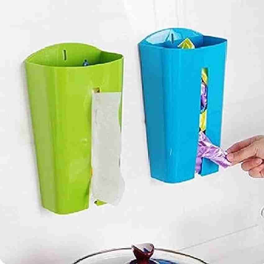 Paper grocery bag storage holder sales