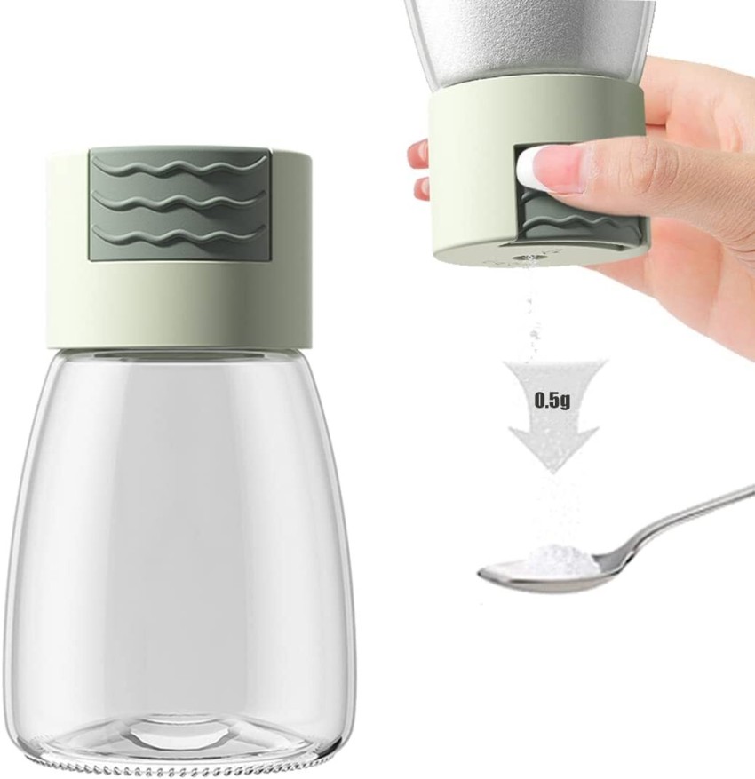 Quantitative Salt Shaker Push Type Salt Dispenser Salt Tank Sugar