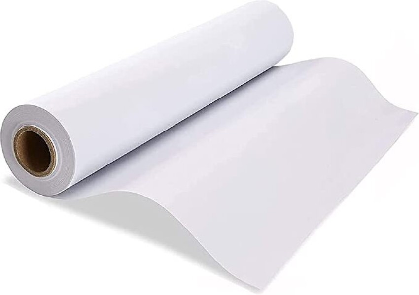K K Industrial : White Paper roll 24 Inch x 10 Meter 70 gsm Craft  paper - Craft paper