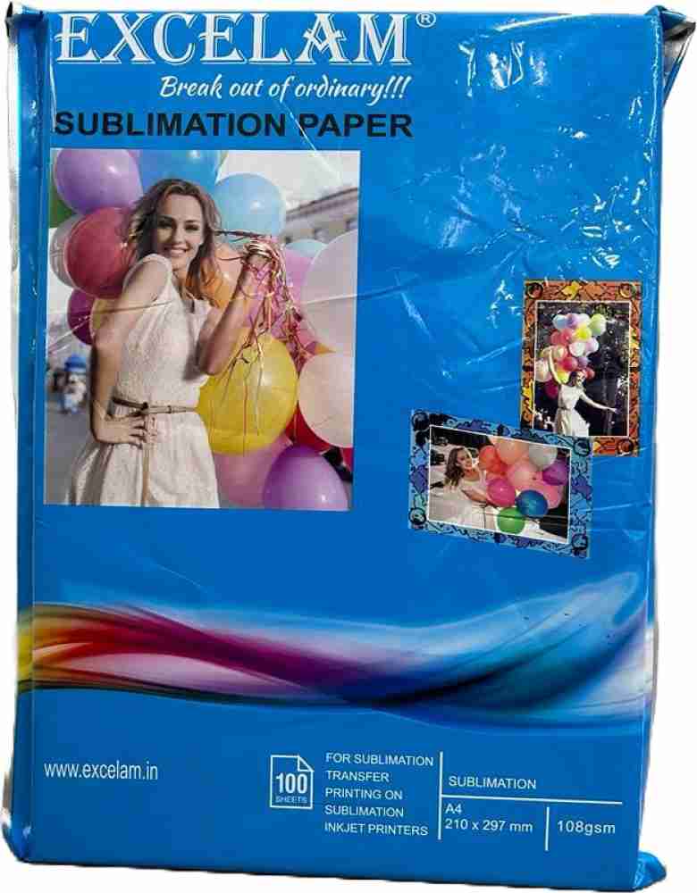 heat transfer paper 100pcs Heat Transfer Printing Paper A4 Sublimation  Transfer Paper (White)