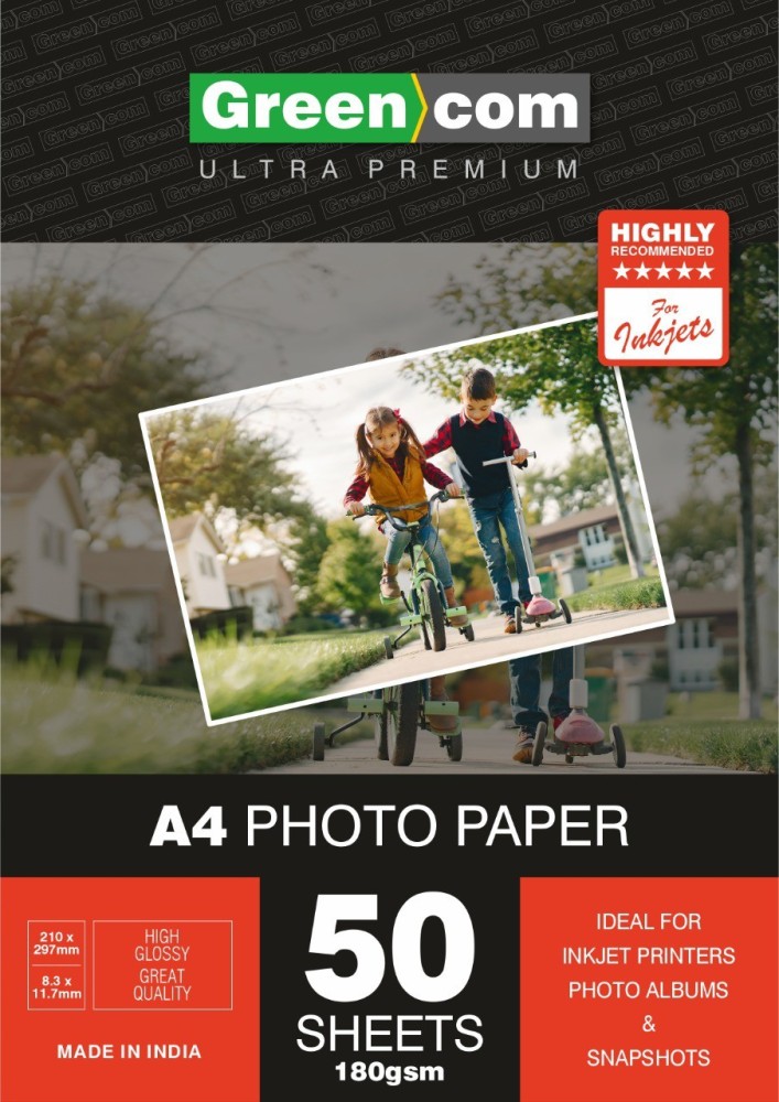 90% Clear Sticker Paper for Inkjet Printer (20 Sheets) - Glossy