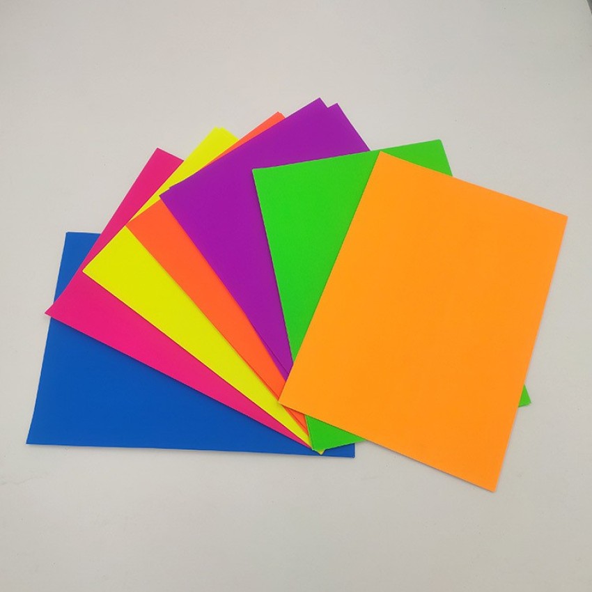 Construction Paper - 80 Sheets -20 Colours - A4 Size - Best for Any Craft  Work