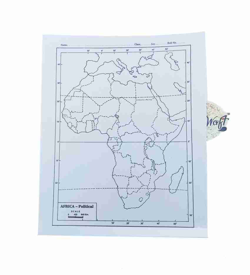 africa political map without names