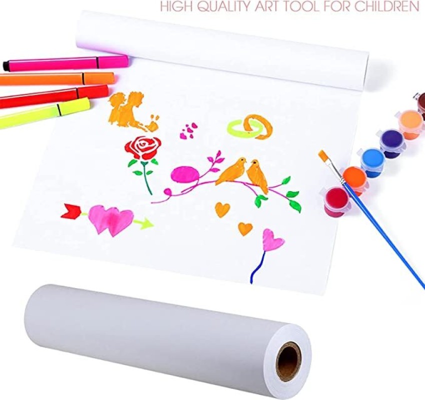 K K Industrial : White Paper roll 24 Inch x 10 Meter 70 gsm  Craft paper - Craft paper