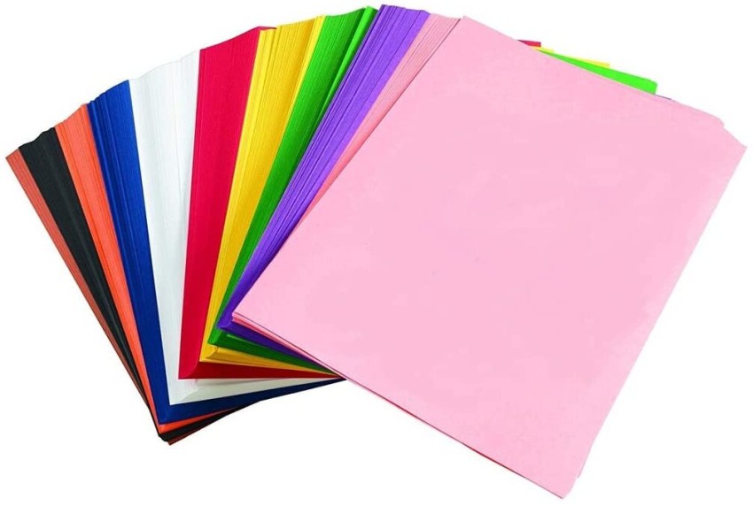 Eclet Eclet 100 pcs A4 Size Color Sheets (10 Sheets