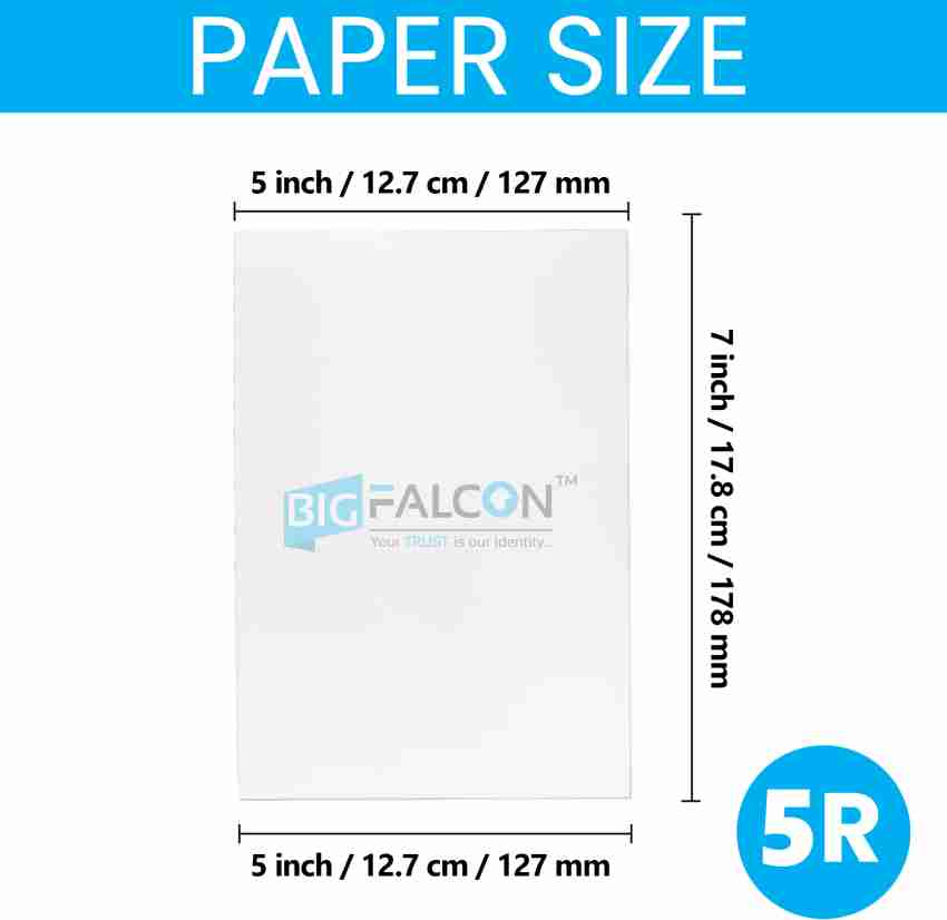 NOVA 5x7 270gsm(50sheet) inkjet photo paper, Size: 5/7, 50 Sheets