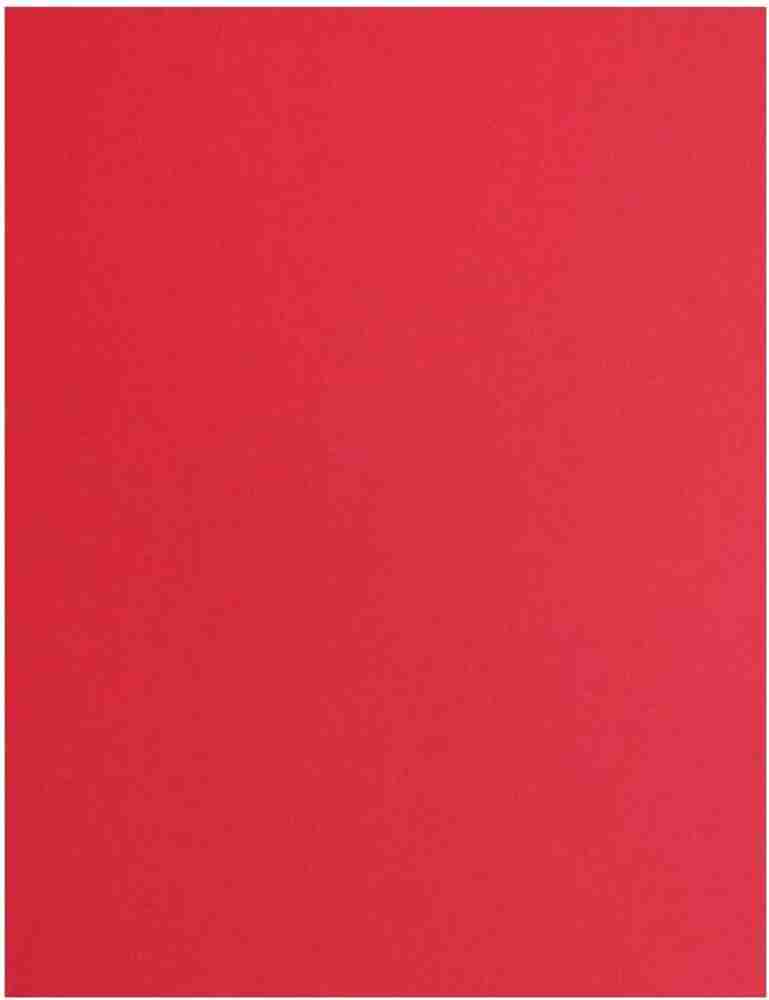 Flipkart PerDay A4 Red Color Sheets For Art and Craft Work