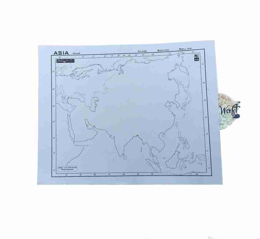 blank asia physical map