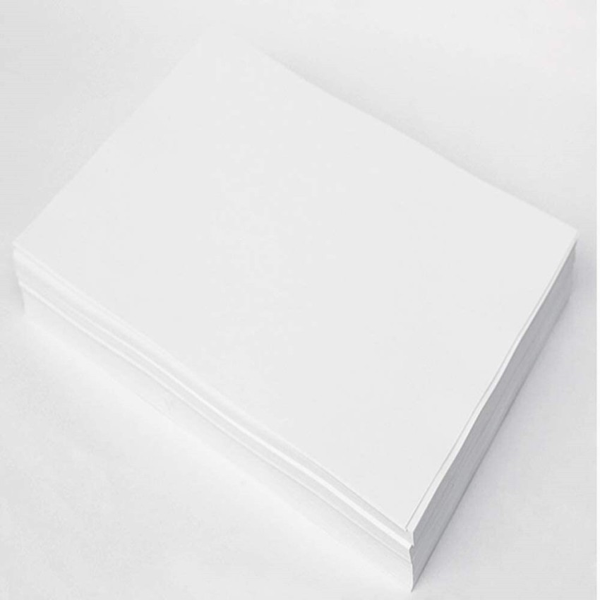 ARETOR Rough Paper For Drawing Cheap Pack of 100 White A4 75  GSM Plain A4 70 gsm, 75 gsm Multipurpose Paper - Multipurpose Paper