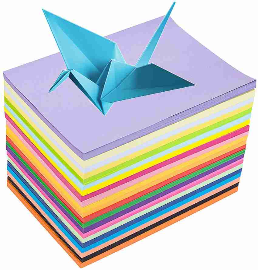 100pcs Origami Square Paper Double Sided Folding Lucky Wish Paper