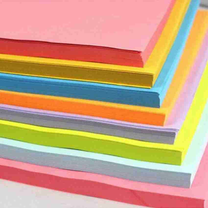 Buy KRASHTIC Color Paper For Art & Craft 15x15cm Size Set of 100
