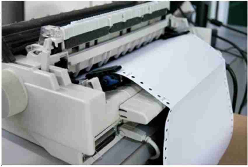 VijayaECart Dot Matrix Printer Paper 5x12,1 Part 6000  Continuous Sheets Unrule 5x12x1=12 Cut 60 gsm Printer Paper - Printer  Paper