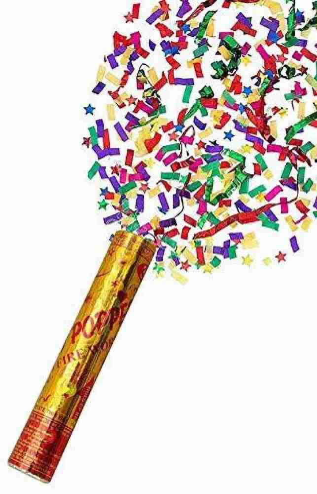 Nirmal Sales Best Party Decor Stationers Confetti Party Popper 30cm  (Golden) - Pack of 2 Party Blowouts Price in India - Buy Nirmal Sales Best  Party Decor Stationers Confetti Party Popper 30cm (