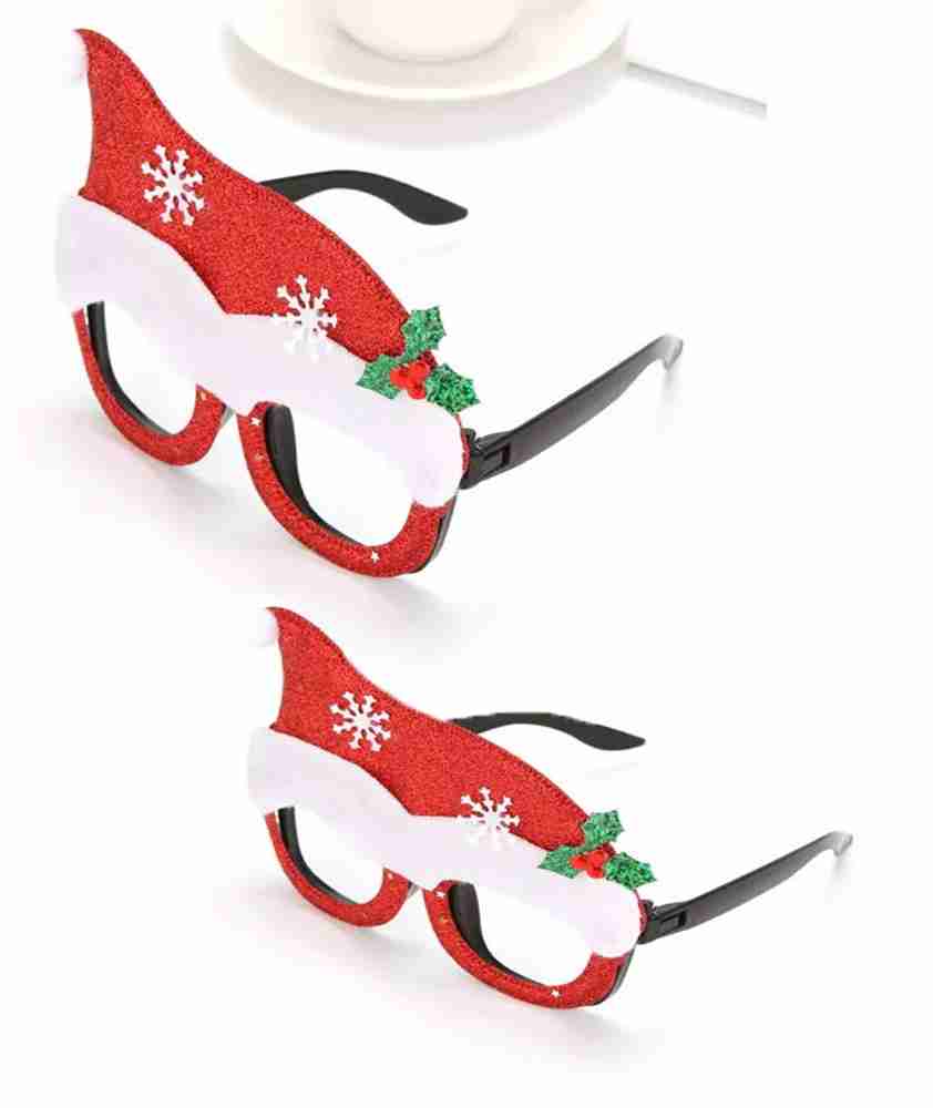 ADSpackers new pack of 2 Christmas Party Glasses Frames Christmas