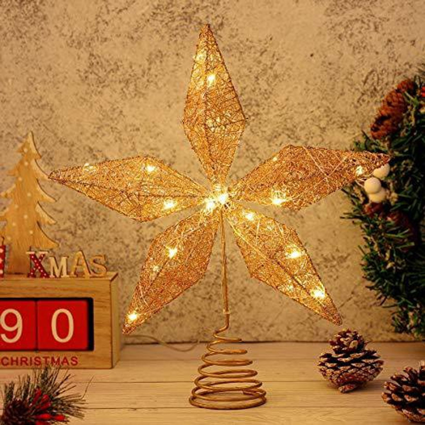 Rose gold store tree topper