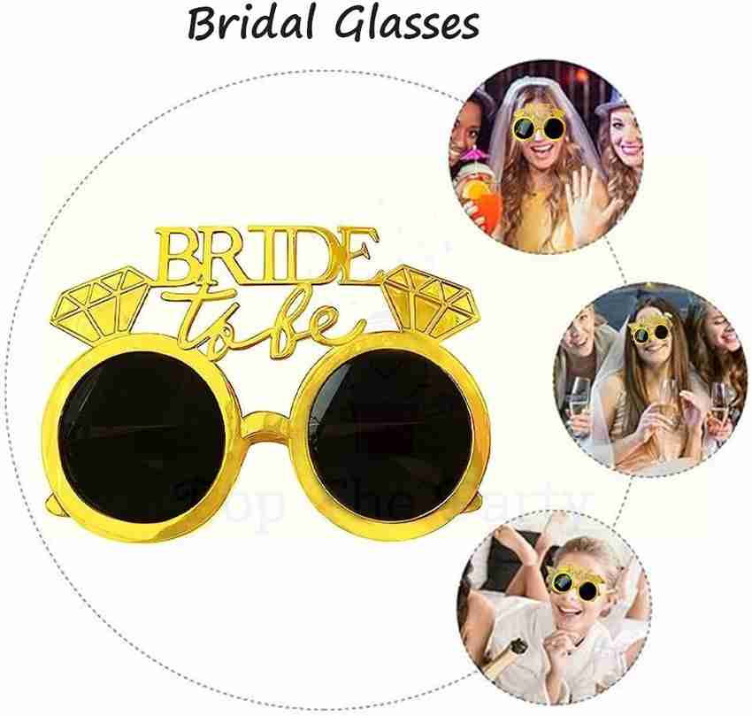PopTheParty Bride to Be Goggles Bride Party Eye Glass for Bridal Shower Bachelorette Party Party Glow Ornament Price in India Buy PopTheParty Bride to Be Goggles Bride Party Eye Glass for Bridal Showe...