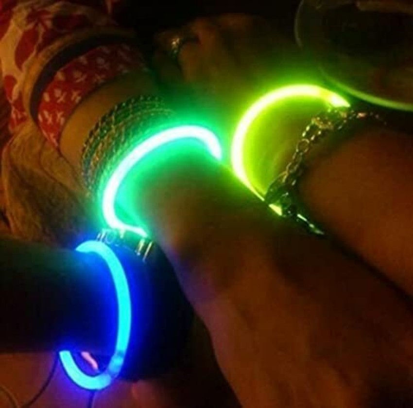 50pcs glow stick bracelet 90s for women glow in the dark bracelets Silicone  q