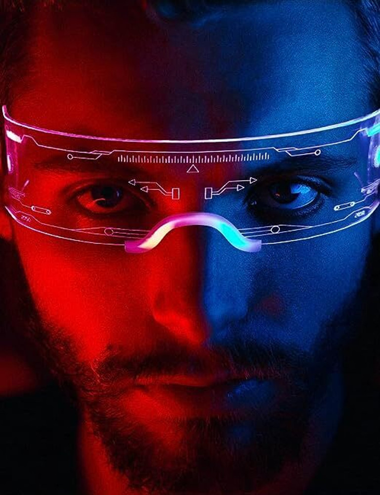 Sonic retail ED Glasses Light Up Eyewear Neon Multicolor Goggles