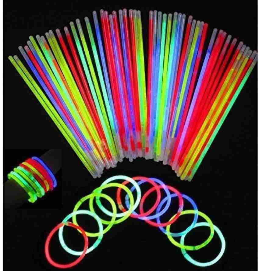 Glow Sticks Bulk Party 100 pcs 8 Glow in The Dark Party Supplies Light  Sticks for Neon Party Glow Necklaces and Bracelets for Kids or Adults