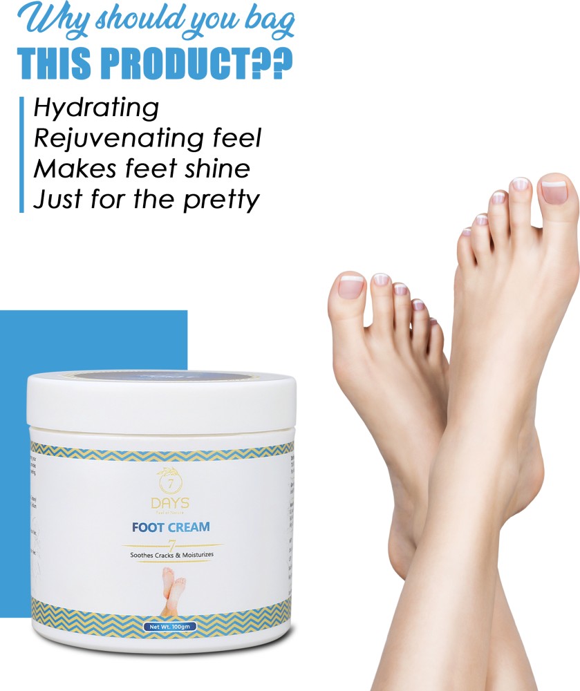 7 Days Foot Heel Crack Remover Cream Dry & Cracked Heel, Soothes Sore 100 gm