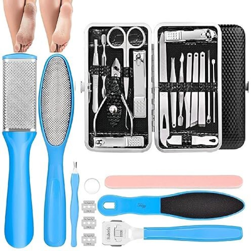 Pedicure Kits - Callus Remover for Feet, 23 in 1 Professional Manicure Set  Pedicure Tools Stainless Steel Foot Care, Foot File Foot Rasp Dead Skin for