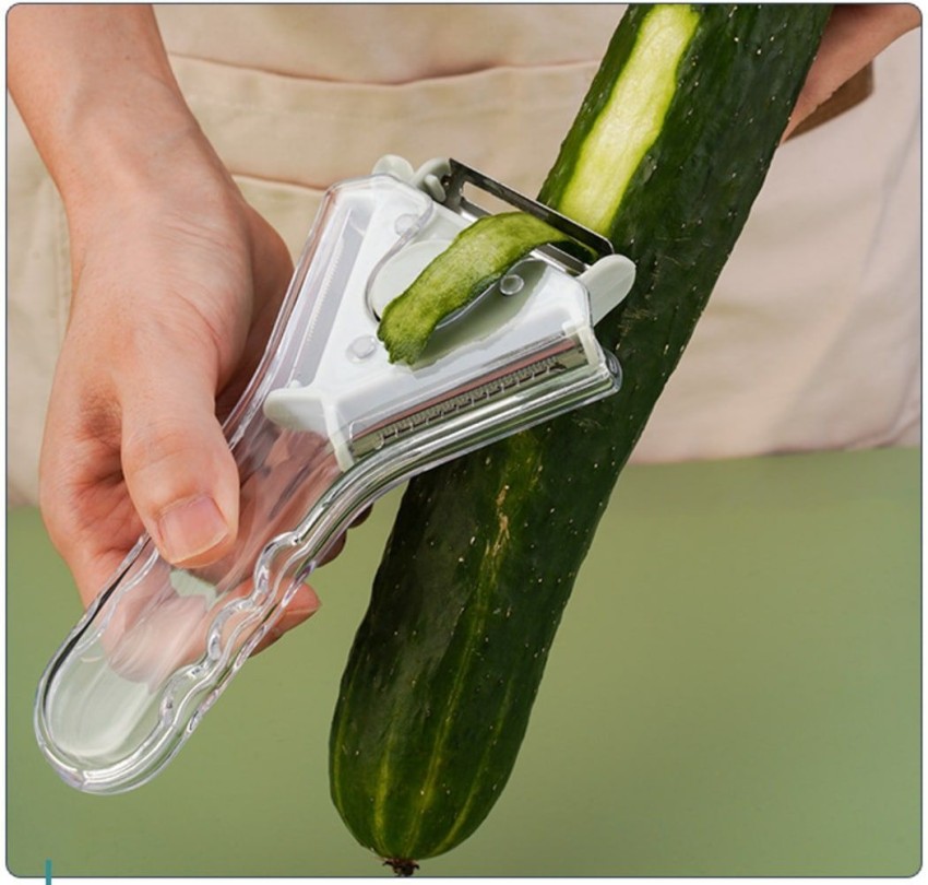 Hot 3 in 1 Rotary Fruit Vegetable Carrot Potato Peeler Slicer