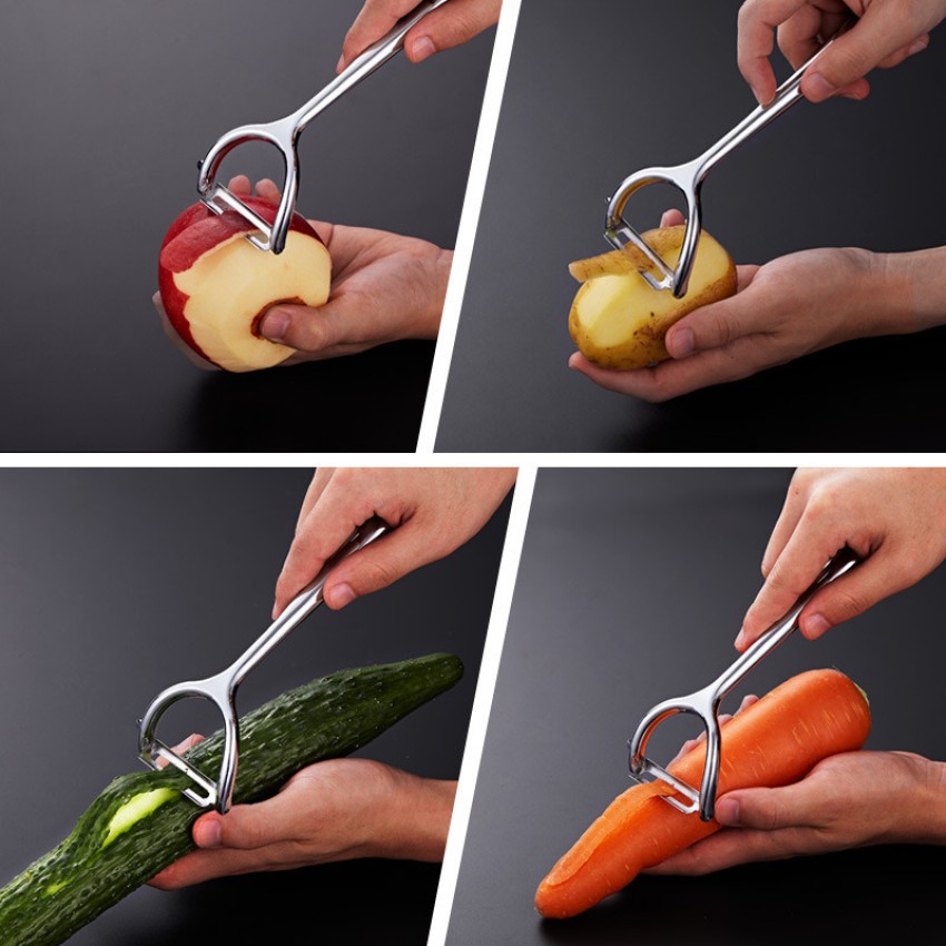 All In One Vegetable Peeler, 3 and 1 Vegetable and Peeler, Non Handle Slip  G