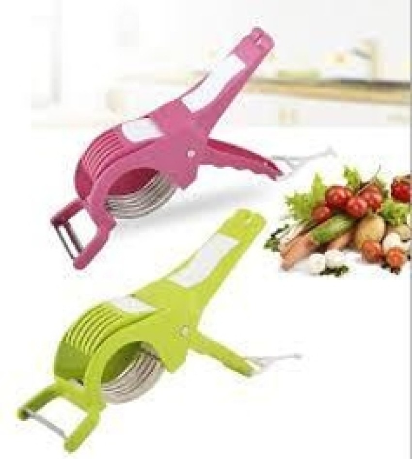 Plastic And Steel Multicolor Storage Peeler With Trashbin, For Kitchen  Cutter