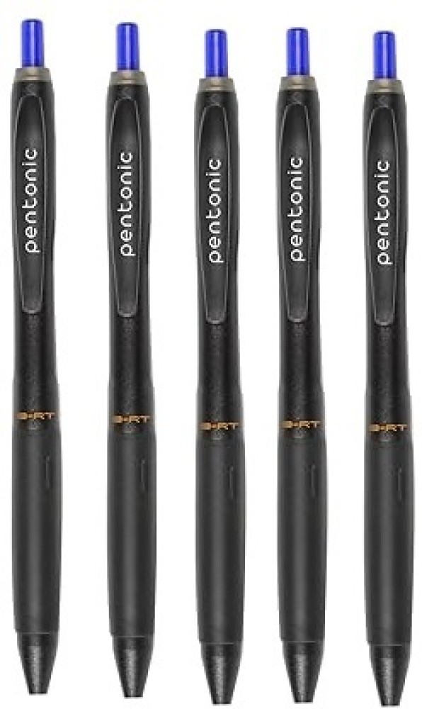 Linc Pentonic Black BR-T Retractable Ball Point Pens 0.7 mm Fine