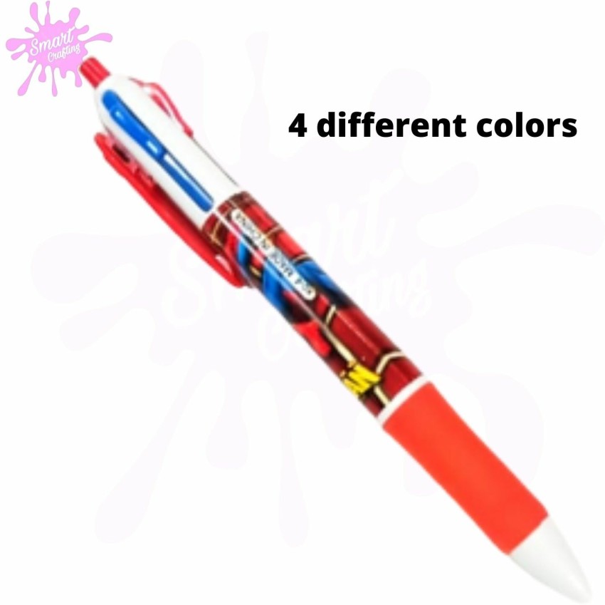 Utron 10 Pack Multicolor Pen, 6-In-1 Colored Multi Color Pen, 0.5