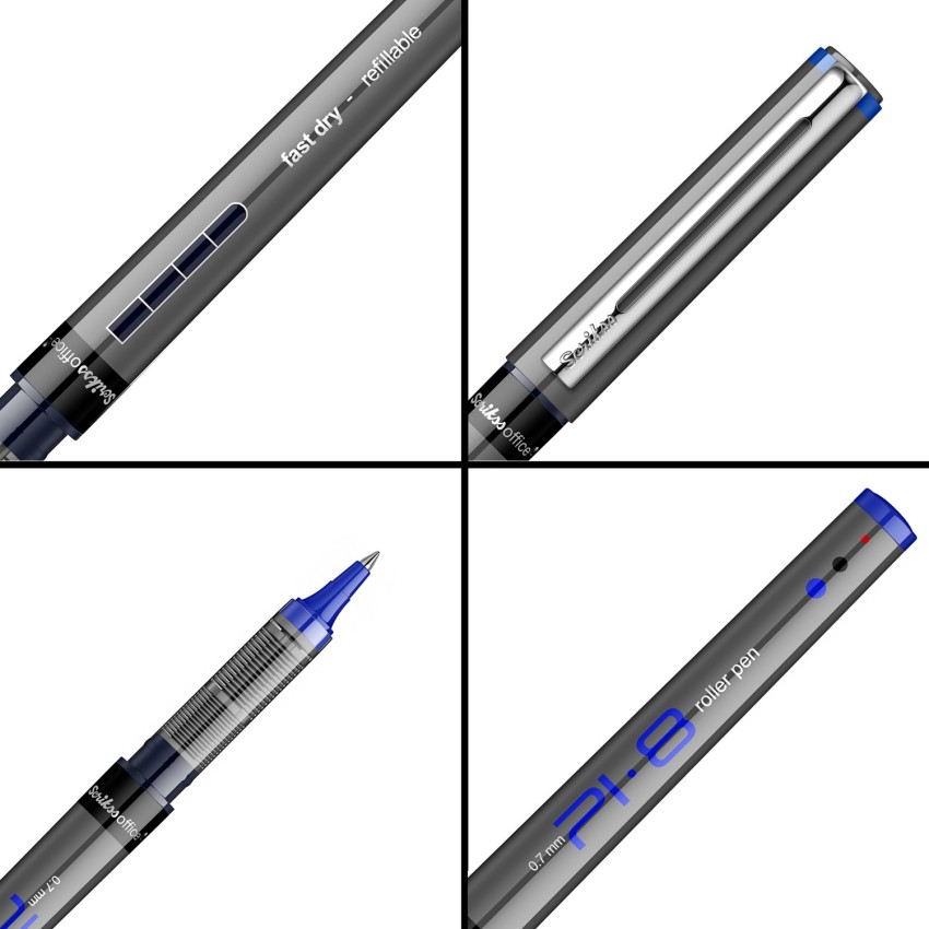 Buy Uni-Ball Eye Micro Liquid Ink Roller Pen BE-BK 0.5mm 2pcs black blue  Online