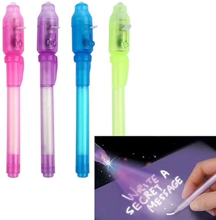 Creative Magic UV Light Pen Invisible Ink Pen Glow in the dark Pen