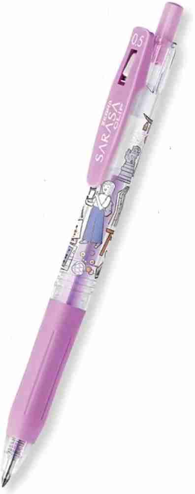 Zebra Sarasa Limited Edition Clip Gel Pen-Petit Trip Series-0.5 mm-Milk  Purple (JJ15-Y2-MKPU) Gel Pen - Buy Zebra Sarasa Limited Edition Clip Gel  Pen-Petit Trip Series-0.5 mm-Milk Purple (JJ15-Y2-MKPU) Gel Pen - Gel Pen  Online at Best Prices in India